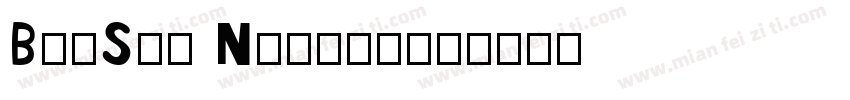 BenSen Normal字体转换